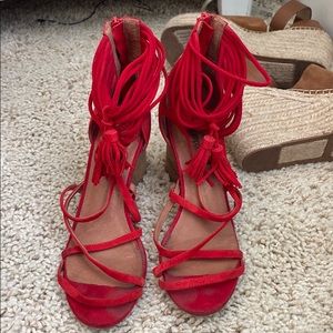 Jeffrey Campbell Red Heels size 8